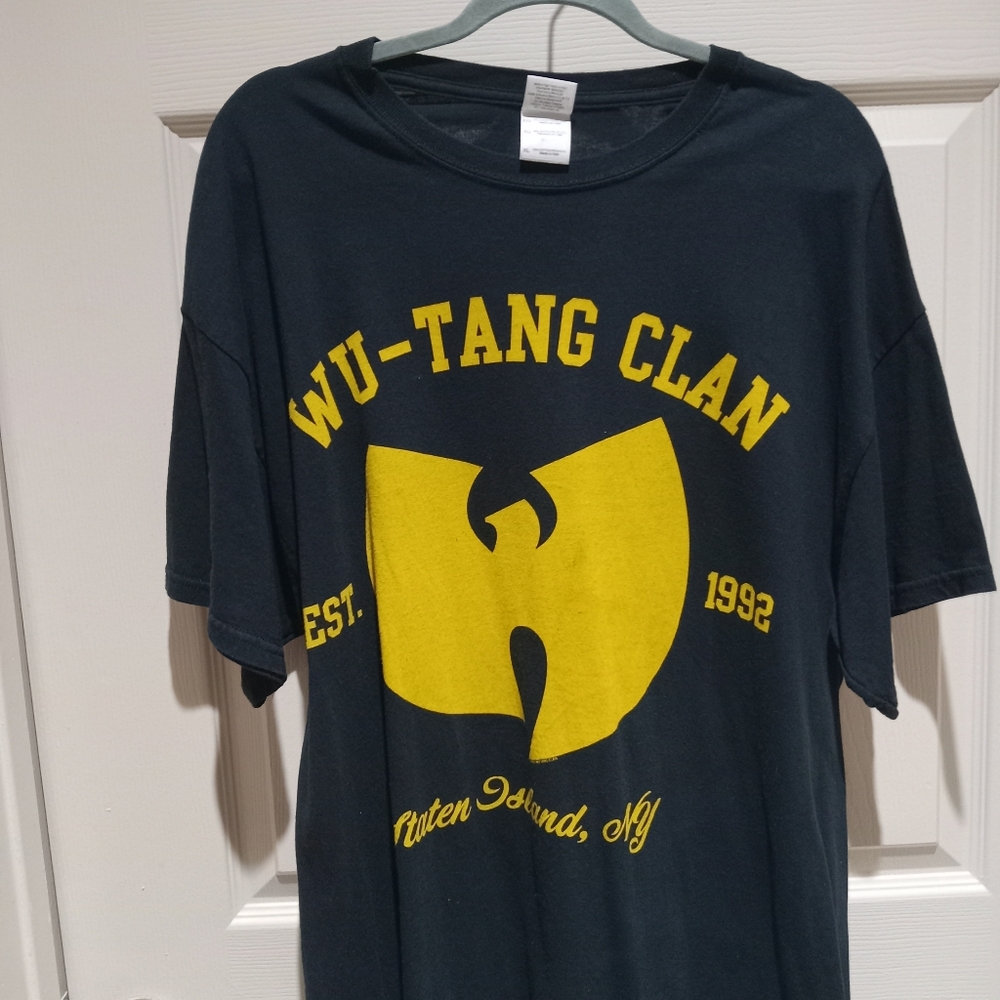 Wu tang clan black tee shirt XL